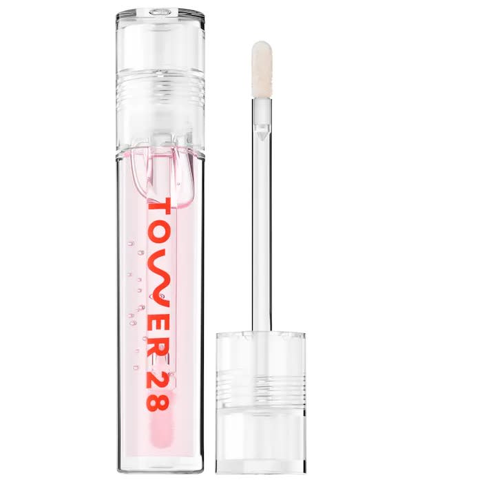 Tower 28 Beauty ShineOn Jelly Lip Gloss, best clear lip gloss