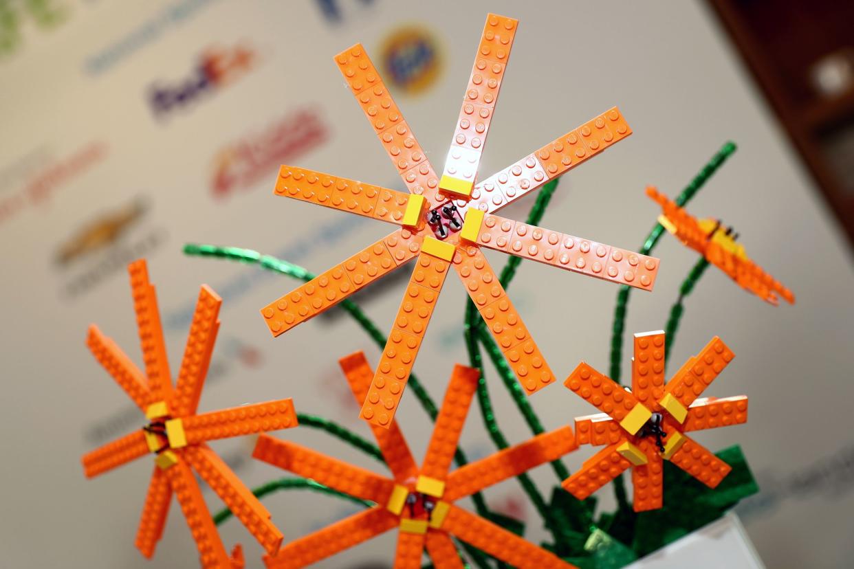 Lego display at Safe Kids Day 2017 at Smashbox Studios on April 23, 2017 in Culver City, California