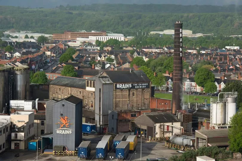 The site of the Brains brewery, which is to be transformed -Credit:Matthew Horwood