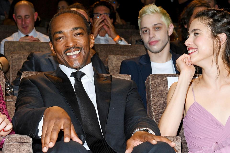 Anthony Mackie, Pete Davidson, and Margaret Qualley