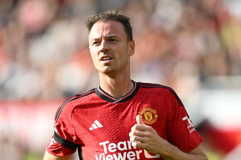 Jonny Evans limped off with a thigh issue earlier this month (Getty Images)