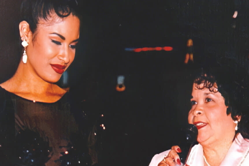 Selena Quintanilla and Yolanda Saldivar featured on  Selena and Yolanda: The Secrets Between Them