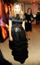 Elizabeth Olsen kept things relatively simple in an all-black ensemble from Christian Dior.