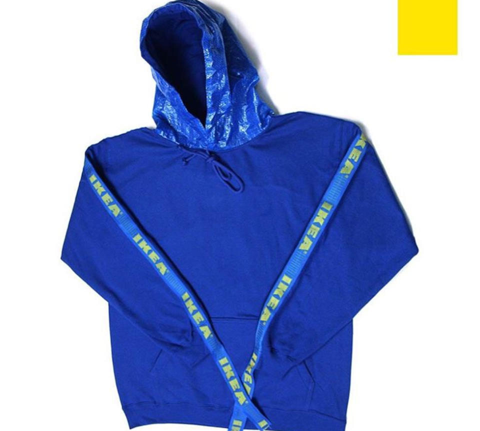 An Ikea hoodie