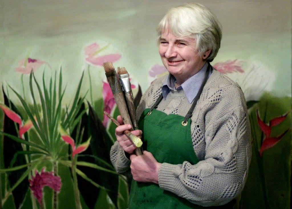 Dame Elizabeth Blackadder was known for her paintings of flowers and cats (PA) (PA Wire)