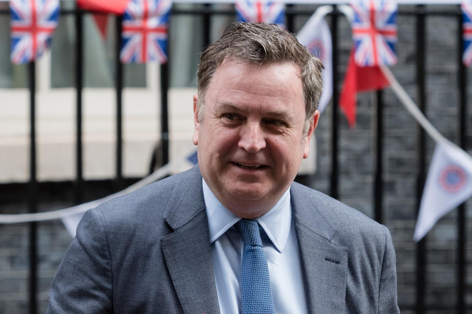 LONDON, UNITED KINGDOM - MAY 09, 2023: Secretary of State for Work and Pensions Mel Stride leaves 10 Downing Street after attending the weekly Cabinet meeting in London, United Kingdom on May 09, 2023. (Photo credit should read Wiktor Szymanowicz/Future Publishing via Getty Images)