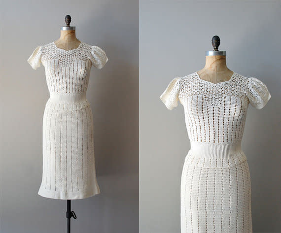 Vintage Crocheted Dress