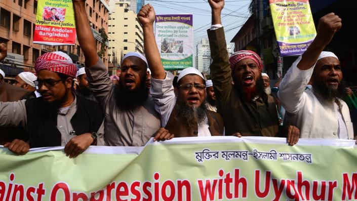 Muslims protest China