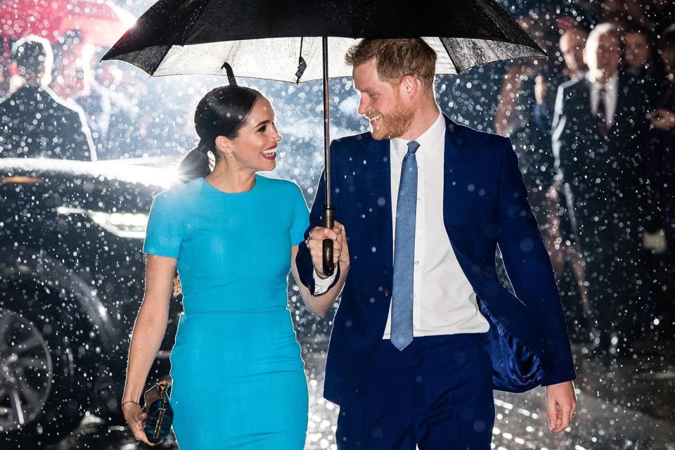 Prince Harry, Duke of Sussex and Meghan, Duchess of Sussex attend The Endeavour Fund Awards at Mansion House on March 05, 2020 in London, England.