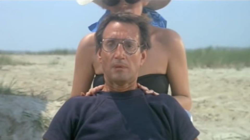 Martin Brody seeing a shark attack in "Jaws"