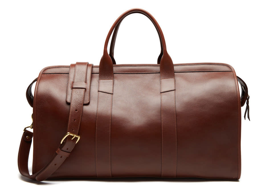 Lotuff Leather Duffle Travel Bag