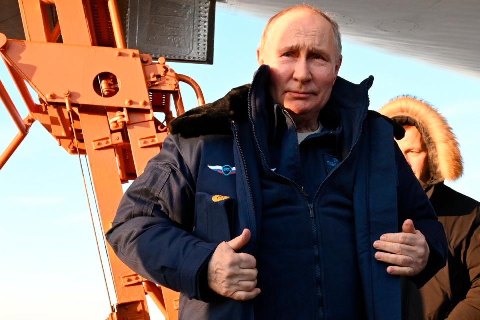 Vladimir Putin has been buoyed but his recent military successes (Sputnik)