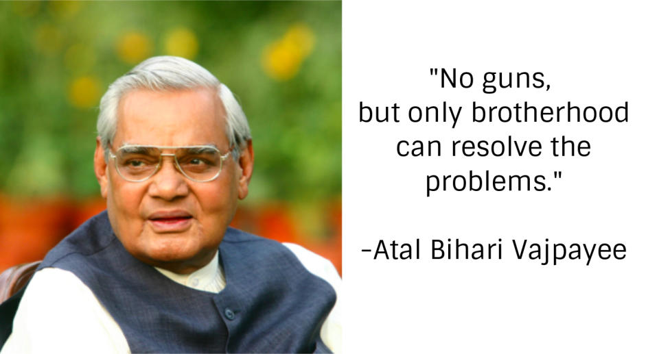 Rare pearls of wisdom from AB Vajpayee