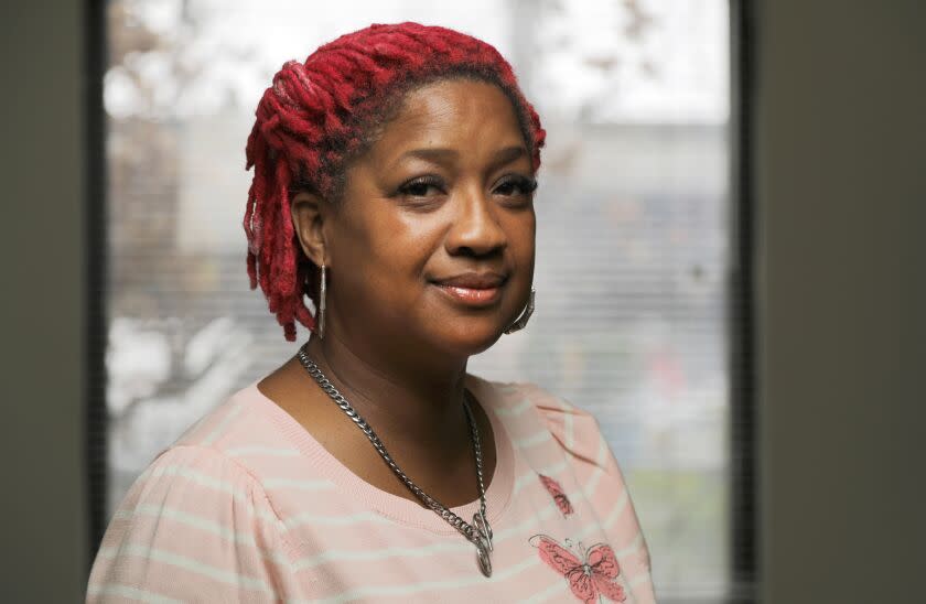 LOS ANGELES, CA - MARCH 14: The Rev. Dr. Najuma Smith-Pollard serves as an LAPD civilian hearing examiner. She is a small number of examiners who don't have a legal or law enforcement background. Photographed on Tuesday, March 14, 2023 in Los Angeles, CA. (Myung J. Chun / Los Angeles Times)