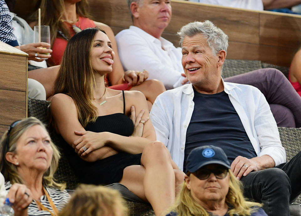 Katharine McPhee and David Foster