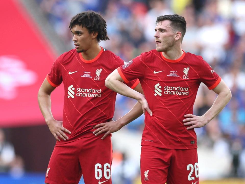 Robertson and Alexander-Arnold are both prolific in providing assists for Liverpool  (The FA via Getty Images)
