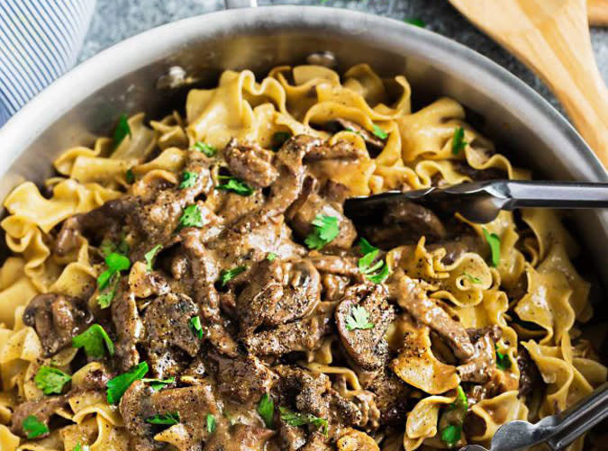 One-Pot Beef Stroganoff