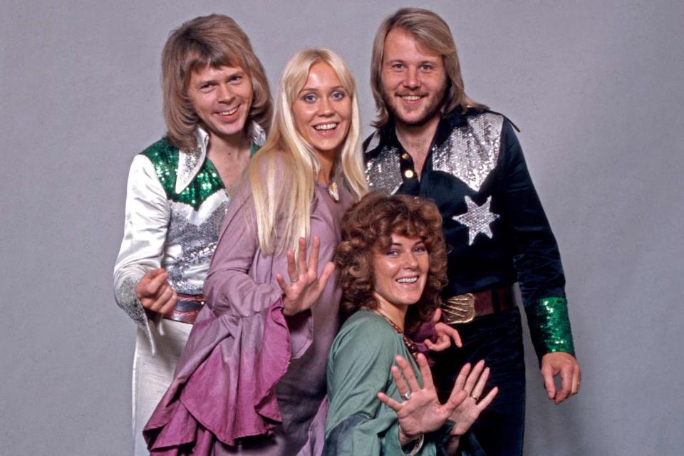 <p>Siegfried Pilz/United Archives via Getty</p> ABBA in the 1970s