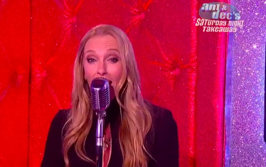 toni collette on saturday night takeaway