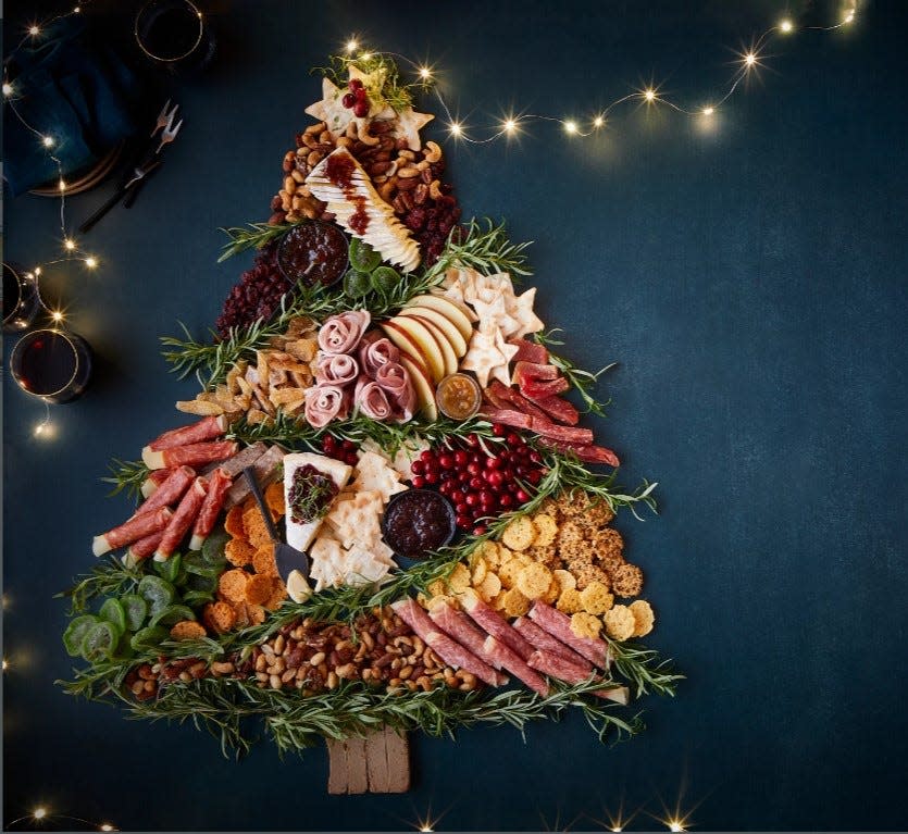 The Fresh Market offers cheese, cured meats and other food items to make a festive grazing board.