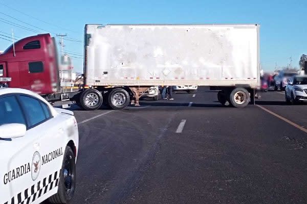 Bloqueos de transportistas debido a la crisis de inseguridad.