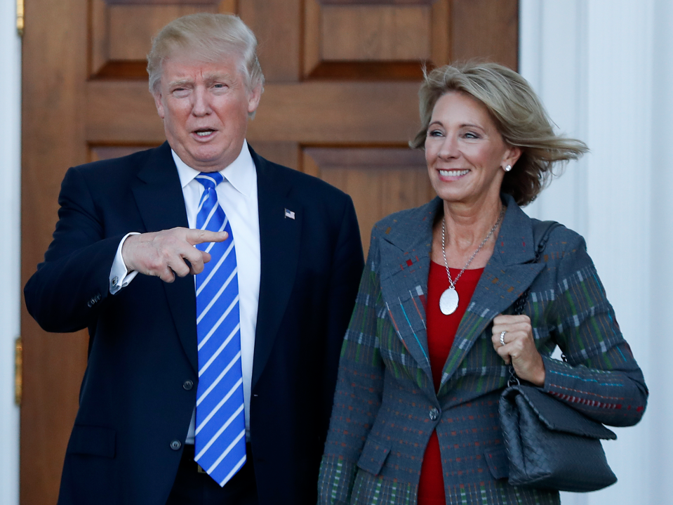 Donald Trump Betsy Devos