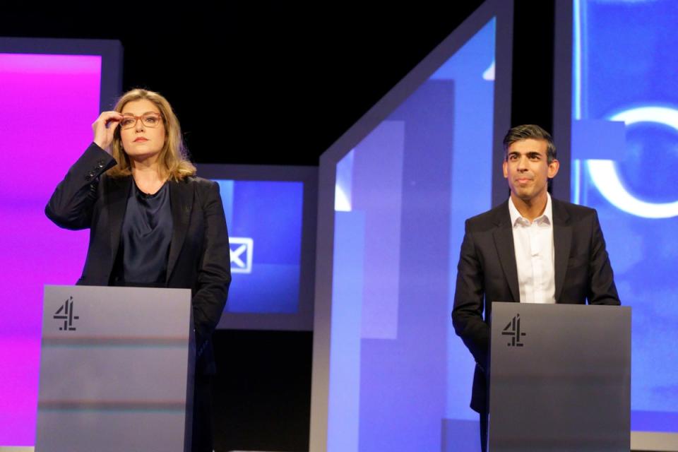 Penny Mordaunt before the live television debate hosted by Channel 4 (Victoria Jones/PA) (PA Wire)