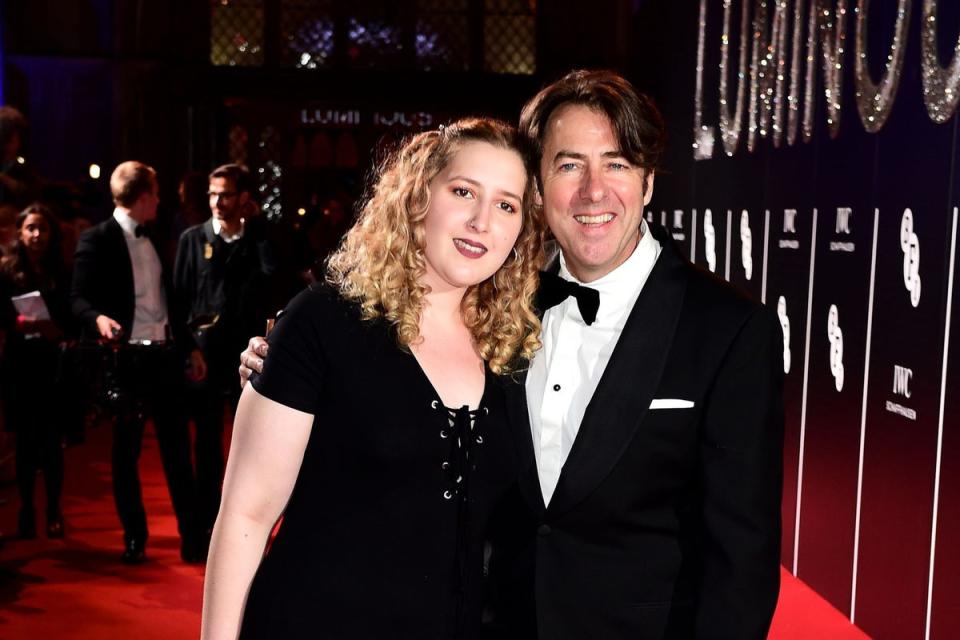 Honey and Jonathan Ross pictured together in 2015 (PA)