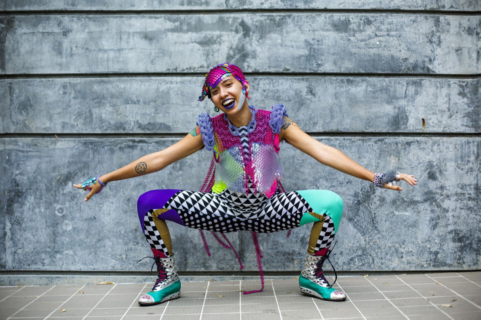 Sky&nbsp;Cubacub is the creator of&nbsp;<a href="http://rebirthgarments.com/">Rebirth Garments</a>, a brand that makes gender-affirming undergarments for trans individuals, as well as clothing for people living with physical disabilities. (Photo: Grace DuVal)