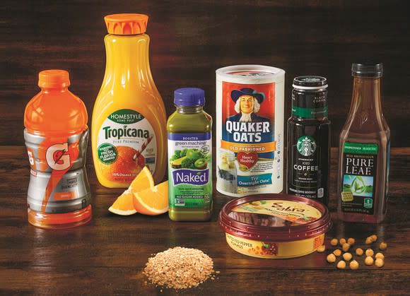 Products from PepsiCo's portfolio.