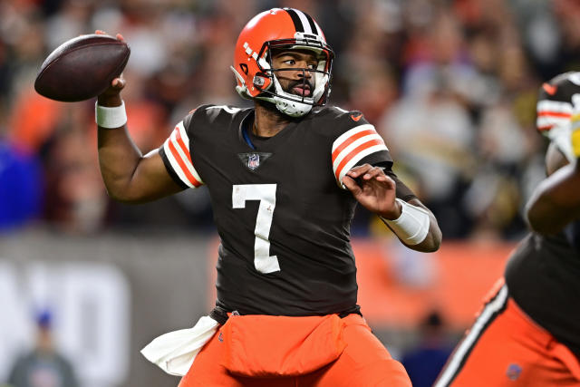 Steelers 17-29 Browns: Jacoby Brissett close to leaving Browns as AFC North  leaders to Deshaun Watson by beating Steelers