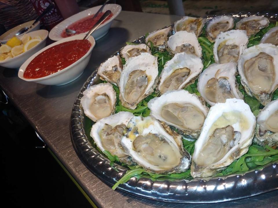 Enjoy beer and food specials, including $1 oysters, at the Oyster Roast at Sprouts Cafe in Gastonia on Feb. 28.