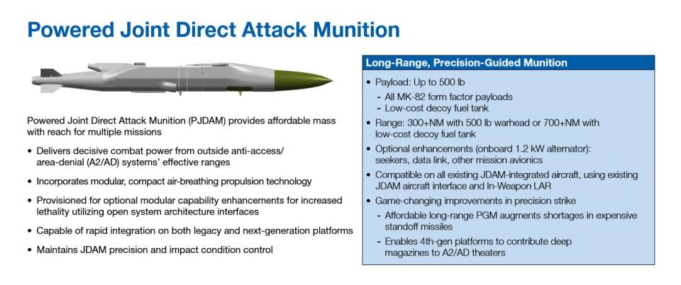 Details about the PJDAM from Boeing's fact sheet. <em>Boeing</em>