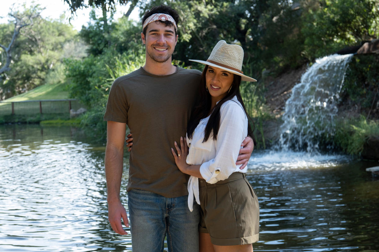 Love Is Blind. (L to R) Cole Barnett, Zanab Jaffrey in season 3 of Love Is Blind (  / Netflix)