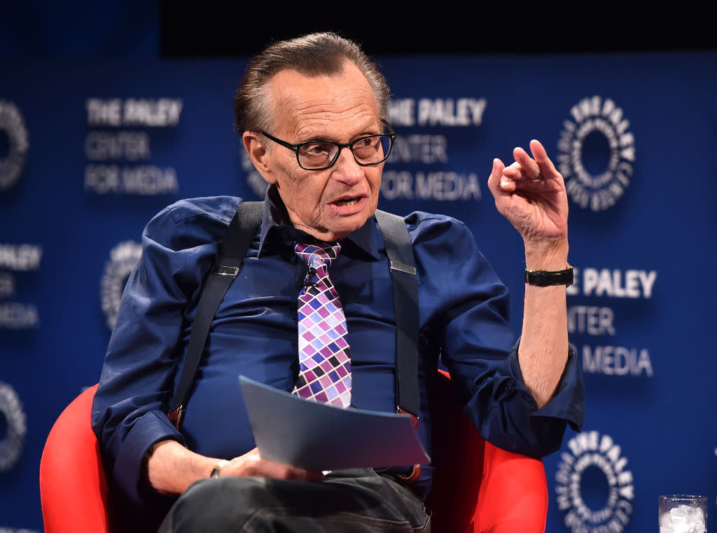 Larry King interviewed thousands of politicians, celebrities and other newsmakers in more than 50 years. (Photo: Alberto E. Rodriguez/Getty Images) 