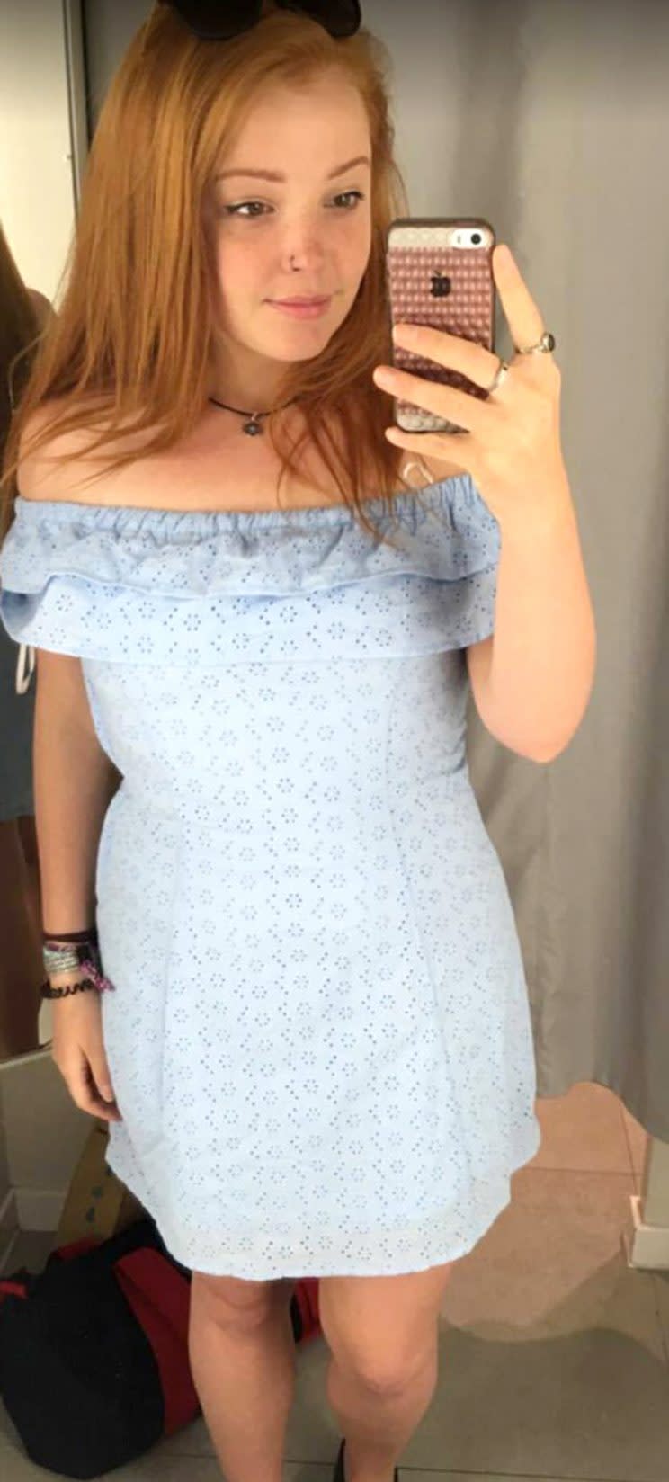 <em>Lowri Byrne, who is a size 12, is calling out H&M for its ‘ridiculous’ sizing policy [Photo: Facebook/Lowri Bryne]</em>