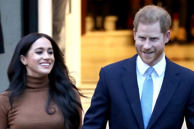 The Duke And Duchess Of Sussex Visit Canada House