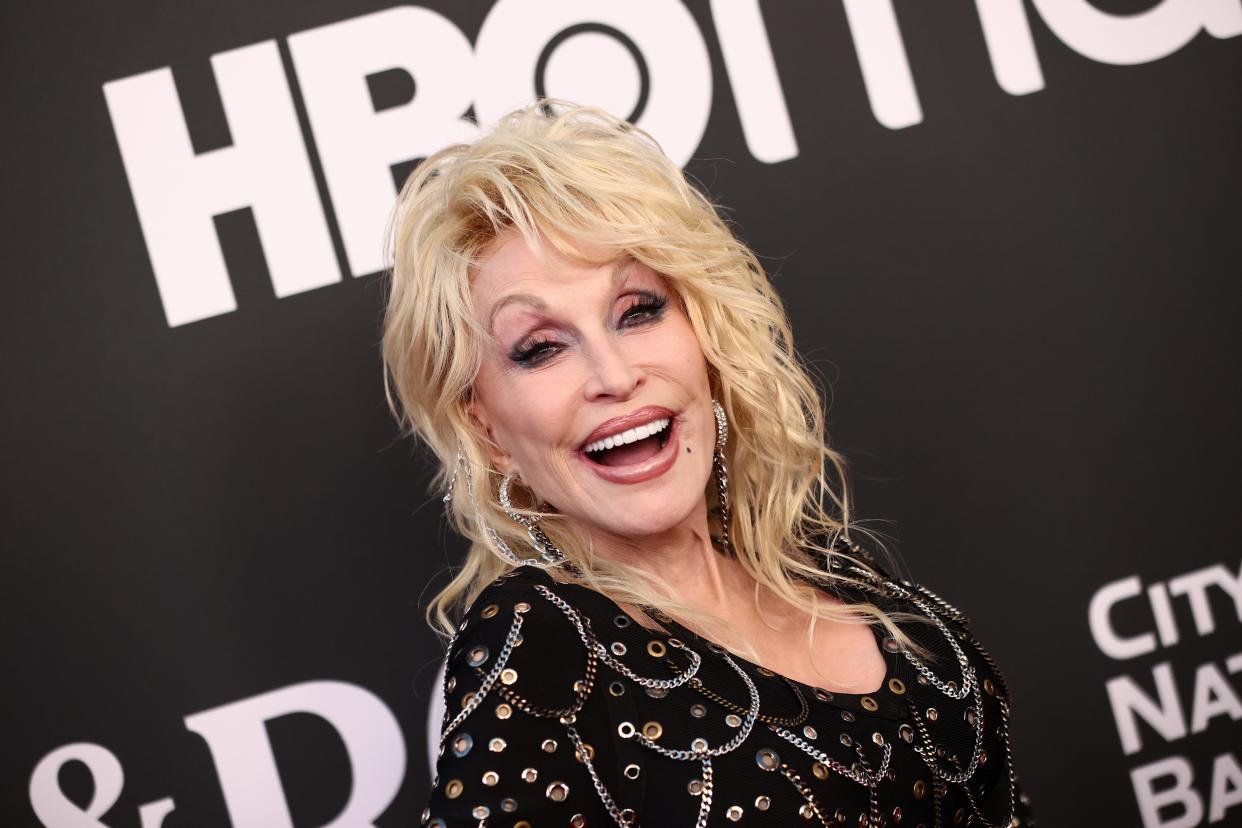Dolly Parton attends the 37th Annual Rock & Roll Hall of Fame Induction Ceremony in Los Angeles last month.