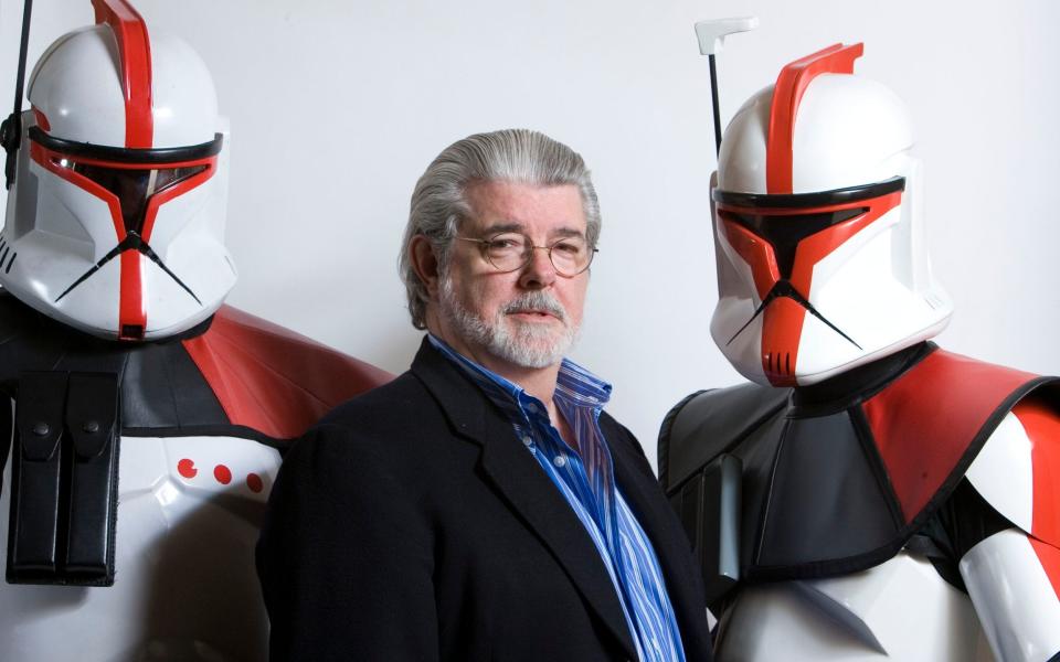 George Lucas poses for portrait in Las Vegas, 2018