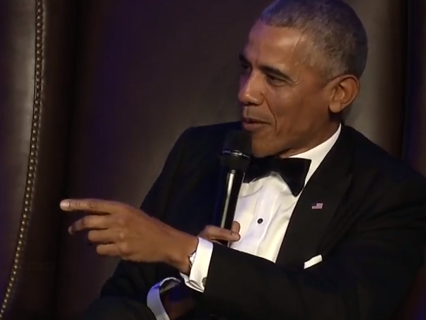 Barack Obama launches thinly veiled attack on Trump for ‘making up facts’