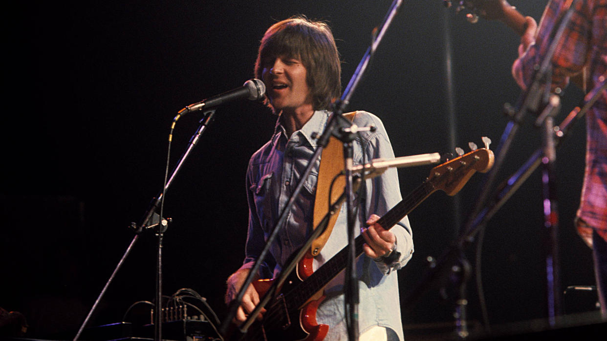  Randy Meisner onstage with the Eagles in 1976 