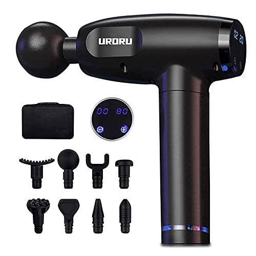 URORU Massage Gun Deep Tissue Massager Back Massager for Athletes Portable Body Muscle Massager…