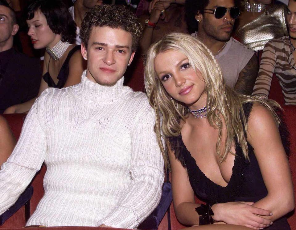 Dave Hogan/Getty Images Justin Timberlake and Britney Spears