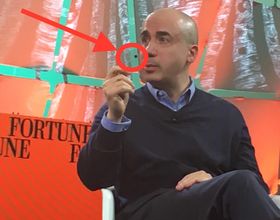 Yuri Milner skitched smallest spaceship