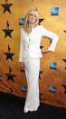 <p>Judith Light added a necklace with all the colors of the rainbow to her all white look.</p>