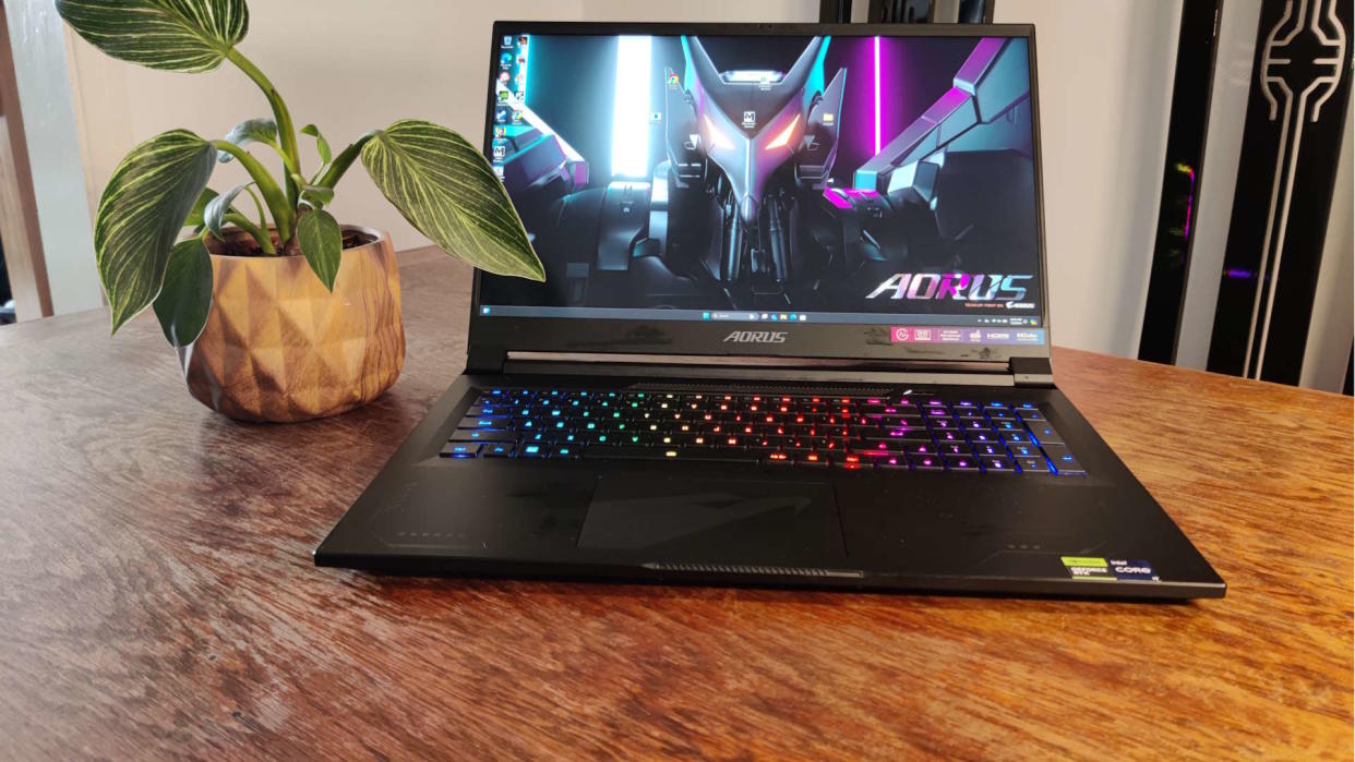  Gigabyte Aorus 17X gaming laptop. 