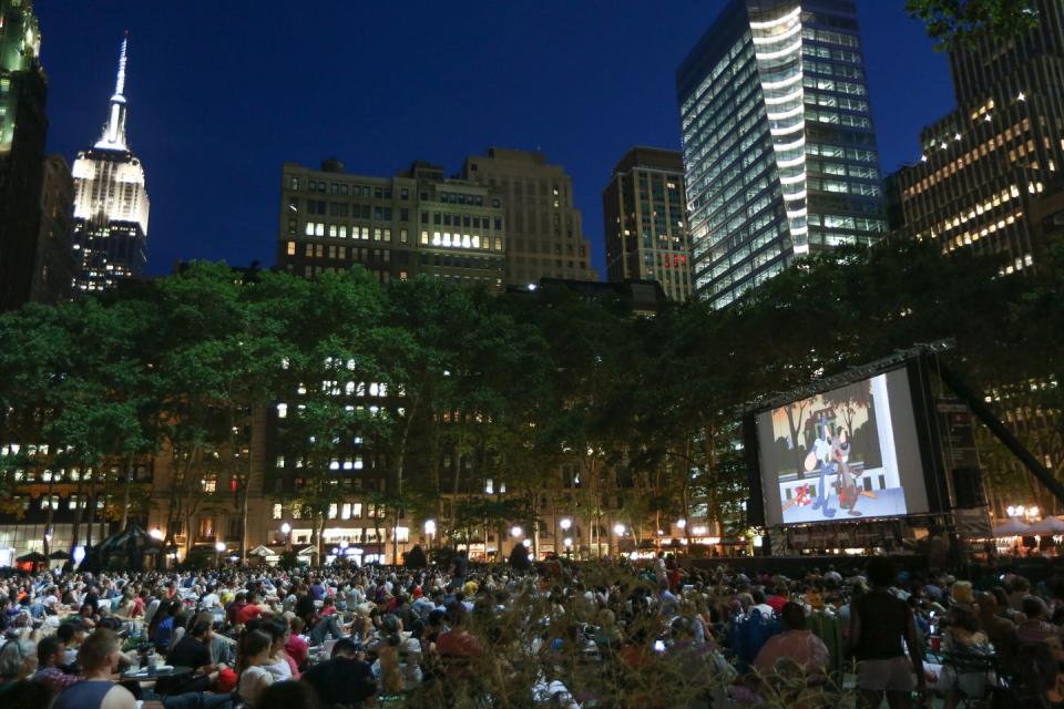 Outdoor Films at Bryant Park