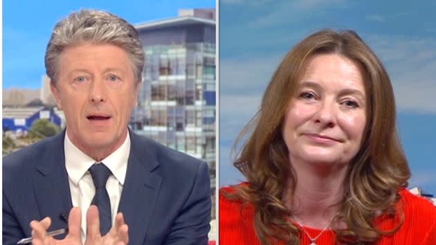 Charlie Stayt and Gillian Keegan on BBC Breakfast.