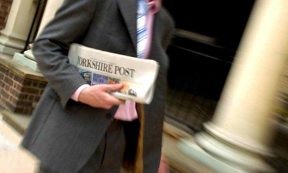 The Yorkshire Post is one of more than 200 print and online titles owned by Johnston Press.