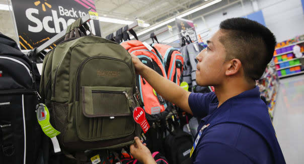 Back to School Shopping At Wal-Mart